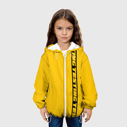 Куртка с капюшоном детская ASAP Rocky: Yellow Testing, цвет: 3D-белый — фото 2