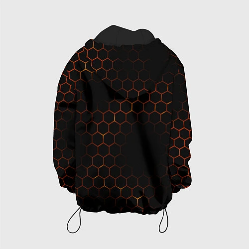 Детская куртка Apex Legends: Orange Carbon / 3D-Черный – фото 2