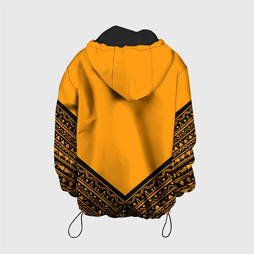 Детская куртка Native American: Yellow Style / 3D-Черный – фото 2