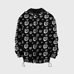 Детская куртка Twitch: Black Pattern