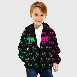 Куртка с капюшоном детская FORTNITE x MARSHMELLO, цвет: 3D-черный — фото 2