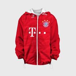 Куртка с капюшоном детская FC Bayern: Home 19-20, цвет: 3D-белый