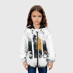 Куртка с капюшоном детская Хранители Леса, цвет: 3D-черный — фото 2
