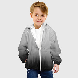 Куртка с капюшоном детская Death Stranding Лес, цвет: 3D-белый — фото 2