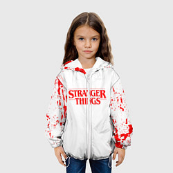 Куртка с капюшоном детская STRANGER THINGS, цвет: 3D-белый — фото 2