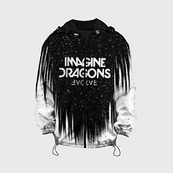 Куртка с капюшоном детская IMAGINE DRAGONS, цвет: 3D-черный