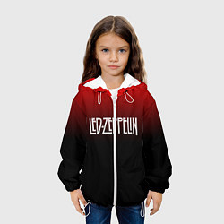 Куртка с капюшоном детская Led Zeppelin, цвет: 3D-белый — фото 2