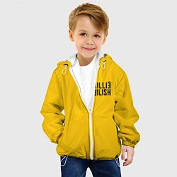 Куртка с капюшоном детская BILLIE EILISH: Reverse, цвет: 3D-белый — фото 2