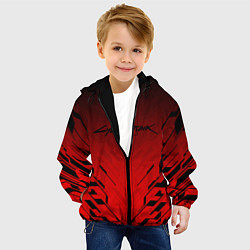 Куртка с капюшоном детская Cyberpunk 2077: Red Techno, цвет: 3D-черный — фото 2