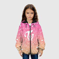 Куртка с капюшоном детская TWICE АВТОГРАФЫ, цвет: 3D-черный — фото 2