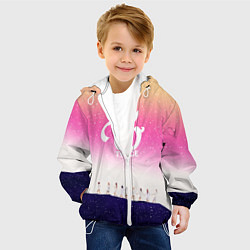 Куртка с капюшоном детская TWICE, цвет: 3D-белый — фото 2