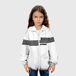 Куртка с капюшоном детская Ateez, цвет: 3D-белый — фото 2