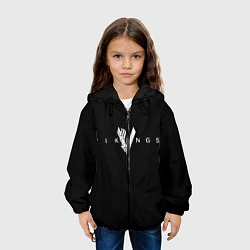 Куртка с капюшоном детская Vikings, цвет: 3D-черный — фото 2