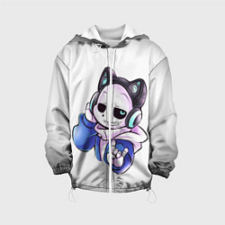 Куртка с капюшоном детская UNDERTALE, цвет: 3D-белый