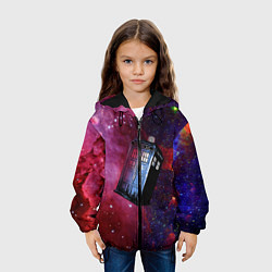 Куртка с капюшоном детская Doctor Who, цвет: 3D-черный — фото 2