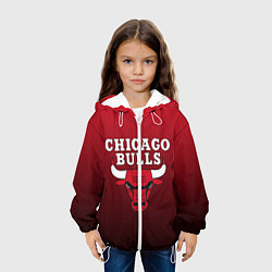 Куртка с капюшоном детская CHICAGO BULLS, цвет: 3D-белый — фото 2