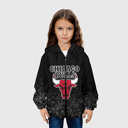 Куртка с капюшоном детская CHICAGO BULLS, цвет: 3D-черный — фото 2