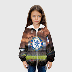 Куртка с капюшоном детская FC Chelsea, цвет: 3D-белый — фото 2