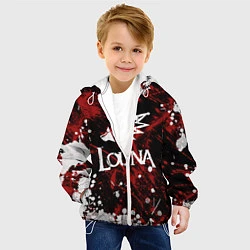 Куртка с капюшоном детская Louna, цвет: 3D-белый — фото 2