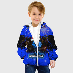 Куртка с капюшоном детская НОВОГОДНИЙ UNDERTALE, цвет: 3D-белый — фото 2