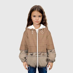 Куртка с капюшоном детская Всадники, цвет: 3D-белый — фото 2