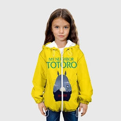 Куртка с капюшоном детская Тоторо, цвет: 3D-белый — фото 2