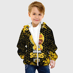 Куртка с капюшоном детская BRAWL STARS SALLY LEON, цвет: 3D-белый — фото 2