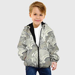 Куртка с капюшоном детская Apex Legends Спина, цвет: 3D-черный — фото 2