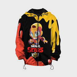 Куртка с капюшоном детская BRAWL STARS MAX, цвет: 3D-черный