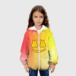 Куртка с капюшоном детская МАРШМЕЛЛОУ, цвет: 3D-белый — фото 2