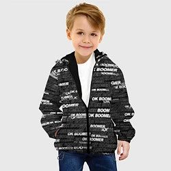 Куртка с капюшоном детская OK BOOMER, цвет: 3D-черный — фото 2