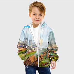 Куртка с капюшоном детская ГЕРОИ МЕЧА И МАГИИ, цвет: 3D-белый — фото 2