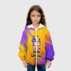 Куртка с капюшоном детская Brawl stars, цвет: 3D-белый — фото 2