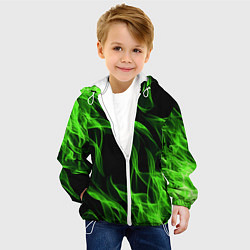 Куртка с капюшоном детская TOXIC FLAME, цвет: 3D-белый — фото 2