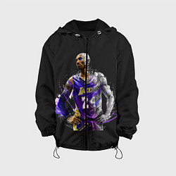 Куртка с капюшоном детская Kobe Bryant, цвет: 3D-черный