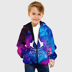 Куртка с капюшоном детская ASSASSINS CREED, цвет: 3D-черный — фото 2