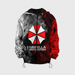 Куртка с капюшоном детская UMBRELLA CORP, цвет: 3D-черный