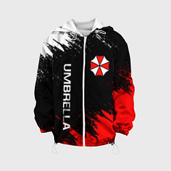 Куртка с капюшоном детская UMBRELLA CORP, цвет: 3D-белый