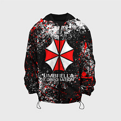 Куртка с капюшоном детская UMBRELLA CORP, цвет: 3D-черный