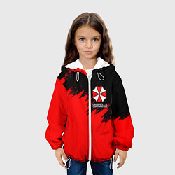 Куртка с капюшоном детская UMBRELLA CORP, цвет: 3D-белый — фото 2