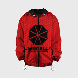 Куртка с капюшоном детская Umbrella Corporation, цвет: 3D-черный