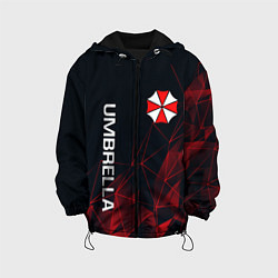 Куртка с капюшоном детская UMBRELLA CORP, цвет: 3D-черный