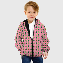 Куртка с капюшоном детская АВОКАДО, цвет: 3D-черный — фото 2