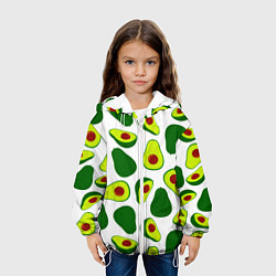 Куртка с капюшоном детская Avokado, цвет: 3D-белый — фото 2