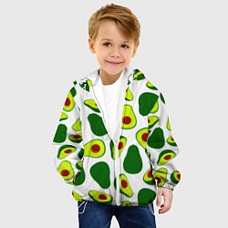 Куртка с капюшоном детская Avokado, цвет: 3D-белый — фото 2