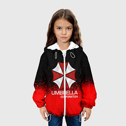 Куртка с капюшоном детская UMBRELLA CORP, цвет: 3D-белый — фото 2