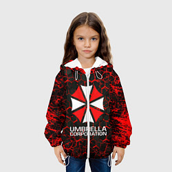 Куртка с капюшоном детская UMBRELLA CORPORATION, цвет: 3D-белый — фото 2