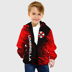 Куртка с капюшоном детская UMBRELLA CORPORATION, цвет: 3D-черный — фото 2