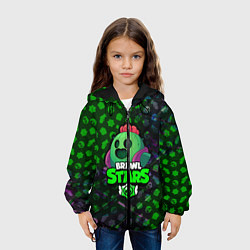Куртка с капюшоном детская BRAWL STARS:SPIKE, цвет: 3D-черный — фото 2