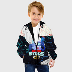 Куртка с капюшоном детская Brawl stras, цвет: 3D-черный — фото 2